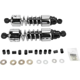 PROGRESSIVE SHOCKS - 412 CRUISER SERIES - CHROME - 12.5 - STANDARD/HEAVY DUTY PART # 412-4209C