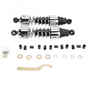 PROGRESSIVE SHOCKS - 412 CRUISER SERIES - CHROME - 13 - STANDARD/HEAVY DUTY PART # 412-4210C