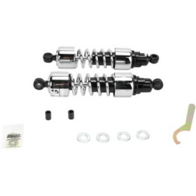 PROGRESSIVE SHOCKS - 412 CRUISER SERIES - CHROME - 13 - HEAVY DUTY PART # 412-4222C