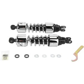 PROGRESSIVE SHOCKS - 412 CRUISER SERIES - CHROME - 13 - HEAVY DUTY PART # 412-4224C
