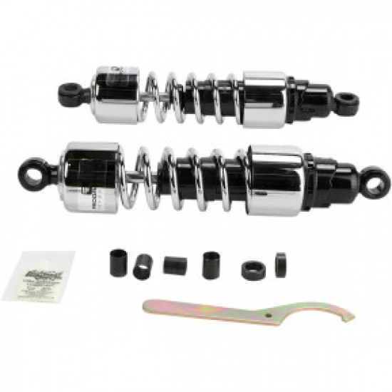 PROGRESSIVE 412 SERIES SHOCKS - CHROME - 12 - HEAVY DUTY PART # 412-4234C