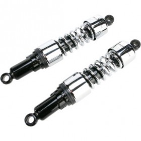PROGRESSIVE SHOCKS - 412 CRUISER SERIES - CHROME - 14.2 - STANDARD PART # 412-4260C