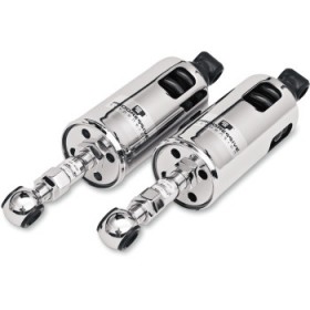 PROGRESSIVE 422 SERIES ADJUSTABLE SHOCKS - CHROME - STANDARD PART # 422-4035C