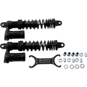 PROGRESSIVE 970 SERIES PIGGYBACK SHOCKS - GLOSS BLACK/MATTE BLACK - 14.00 PART # 970-1015B