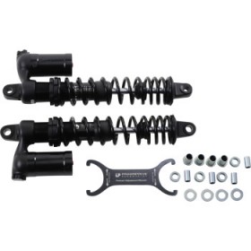 PROGRESSIVE 970 SERIES PIGGYBACK SHOCKS - GLOSS BLACK/MATTE BLACK - 15.00 PART # 970-1016B