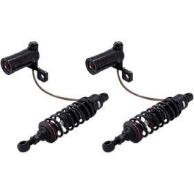 PROGRESSIVE 990 SERIES SHOCKS WITH REMOTE RESERVOIR - BLACK - HEAVY-DUTY - 12 PART # 990-2002