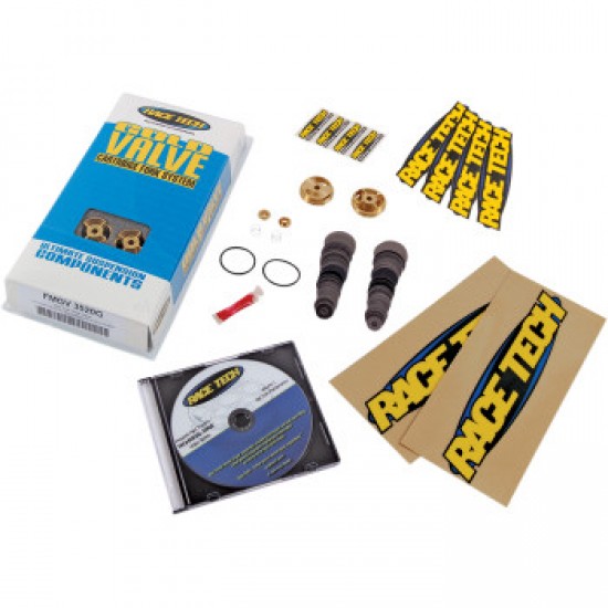 RACE TECH FORK KIT 28 MM GOLD VALVE TYPE 2 PART # FMGV 3520G RACE TECH FORK KIT 28 MM GOLD VALVE TYPE 2 PART # FMGV 3520G
