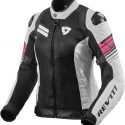 Revit Apex Air H2O Ladies Motorcycle Textile Black White Pink Jacket