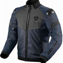 Revit Action H2O Motorcycle Textile Black Dark Blue Jacket
