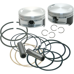 S&S Cycle 106 Forged Stroker Pistons For 1999-16 Hd Big Twins Standard Part # 92-1210