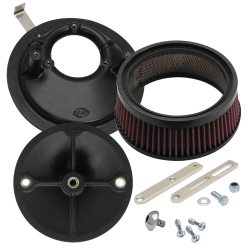 S&S Cycle Universal Stealth Air Cleaner Kit For 1936-92 Hd Big Twins&1957-90 Sportster Models With Super E&G Carbs Part # 170-0176