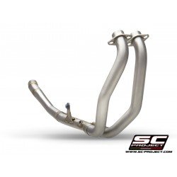 SC-PROJECT 2-1 HEADERS SC1-M AND OVAL MUFFLERS FOR HONDA CBR500R 2019-2020 PART # H34B-FS-SS