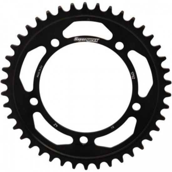 SUPERSPROX EDGE REAR SPROCKET - BLACK - 42 TOOTH # RFA-1792-42-BLK SUPERSPROX EDGE REAR SPROCKET - BLACK - 42 TOOTH # RFA-1792-42-BLK