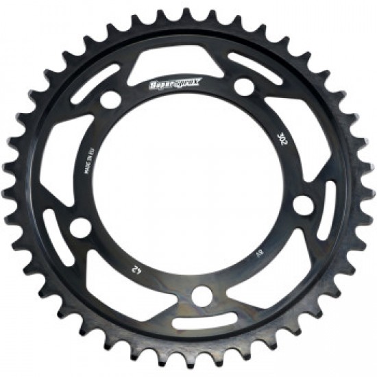SUPERSPROX EDGE REAR SPROCKET - BLACK - 42 TOOTH # RFA-302-42-BLK SUPERSPROX EDGE REAR SPROCKET - BLACK - 42 TOOTH # RFA-302-42-BLK