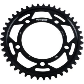 SUPERSPROX EDGE REAR SPROCKET - BLACK - 43 TOOTH # RFA-302-43-BLK