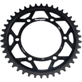 SUPERSPROX EDGE REAR SPROCKET - BLACK - 42 TOOTH # RFA-486-42-BLK