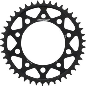 SUPERSPROX REAR SPROCKET - 42 TOOTH # RFE-1304-42-BLK