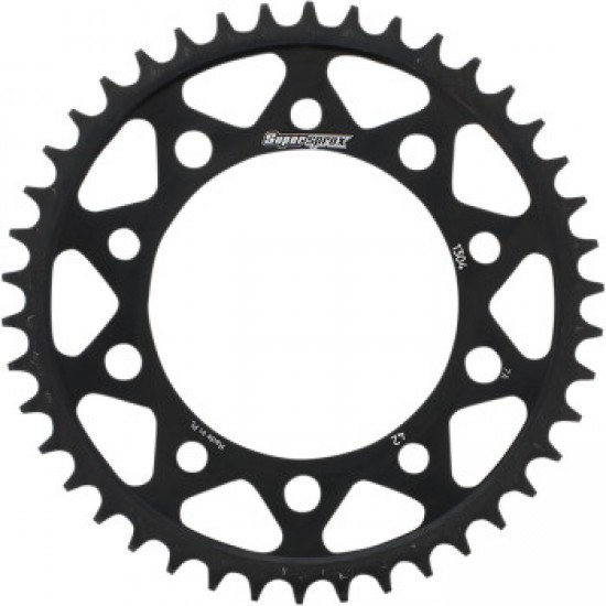 SUPERSPROX REAR SPROCKET - 42 TOOTH # RFE-1304-42-BLK