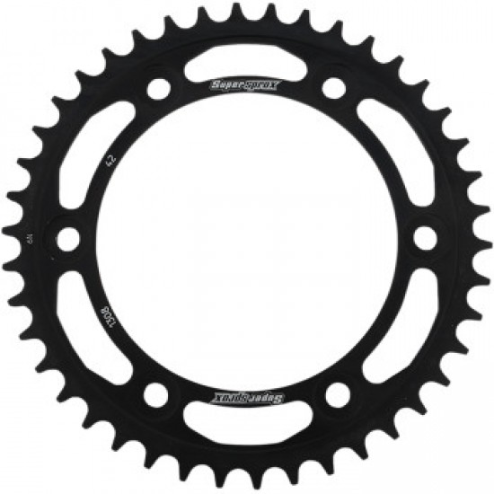 SUPERSPROX REAR SPROCKET - 42 TOOTH # RFE-1308-42-BLK