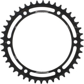 SUPERSPROX REAR SPROCKET - 42 TOOTH # RFE-2011-42-BLK