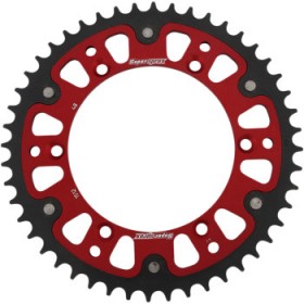 SUPERSPROX STEALTH REAR SPROCKET - 48 TOOTH - RED - BETA/HUSQVARNA/SHERCO/SUZUKI # RST-1512-48-RED