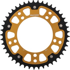 SUPERSPROX STEALTH REAR SPROCKET - 45 TOOTH - GOLD - SUZUKI/TRIUMPH # RST-1793-45-GLD