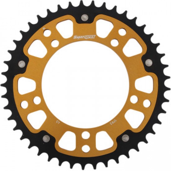 SUPERSPROX STEALTH REAR SPROCKET - 45 TOOTH - GOLD - SUZUKI/TRIUMPH # RST-1793-45-GLD