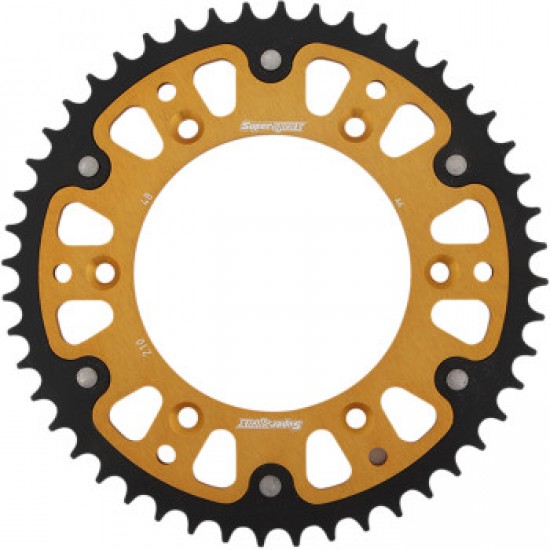 SUPERSPROX STEALTH REAR SPROCKET - 48 TOOTH - GOLD - HONDA # RST-210-48-GLD