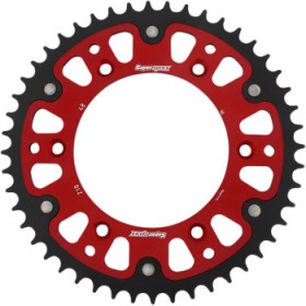 SUPERSPROX STEALTH REAR SPROCKET - 48 TOOTH - RED - HONDA # RST-210-48-RED