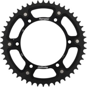 SUPERSPROX STEALTH REAR SPROCKET - 48 TOOTH - BLACK - YAMAHA # RST-245-48-BLK