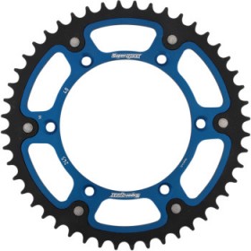 SUPERSPROX STEALTH REAR SPROCKET - 48 TOOTH - BLUE - YAMAHA # RST-245-48-BLU