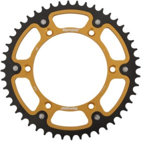 SUPERSPROX STEALTH REAR SPROCKET - 48 TOOTH - GOLD - YAMAHA # RST-245-48-GLD