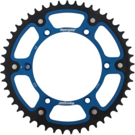 SUPERSPROX STEALTH REAR SPROCKET - 49 TOOTH - BLUE - YAMAHA # RST-245-49-BLU