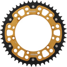 SUPERSPROX STEALTH REAR SPROCKET - 47 TOOTH - GOLD - KAWASAKI/SUZUKI # RST-460-47-GLD