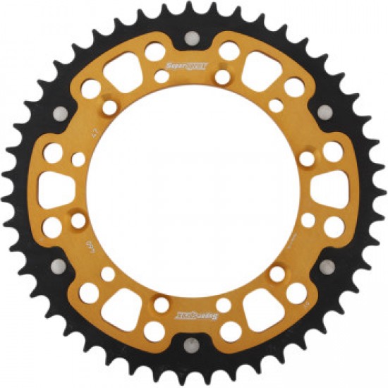 SUPERSPROX STEALTH REAR SPROCKET - 47 TOOTH - GOLD - KAWASAKI/SUZUKI # RST-460-47-GLD SUPERSPROX STEALTH REAR SPROCKET - 47 TOOTH - GOLD - KAWASAKI/SUZUKI # RST-460-47-GLD