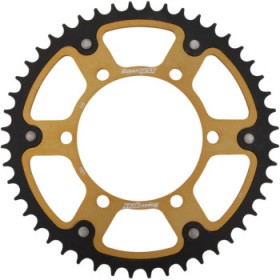 SUPERSPROX STEALTH REAR SPROCKET - 48 TOOTH - GOLD - KAWASAKI/YAMAHA/SUZUKI # RST-486-48-GLD