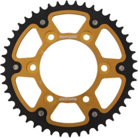 SUPERSPROX STEALTH REAR SPROCKET - 46 TOOTH - GOLD - DUCATI # RST-735-46-GLD