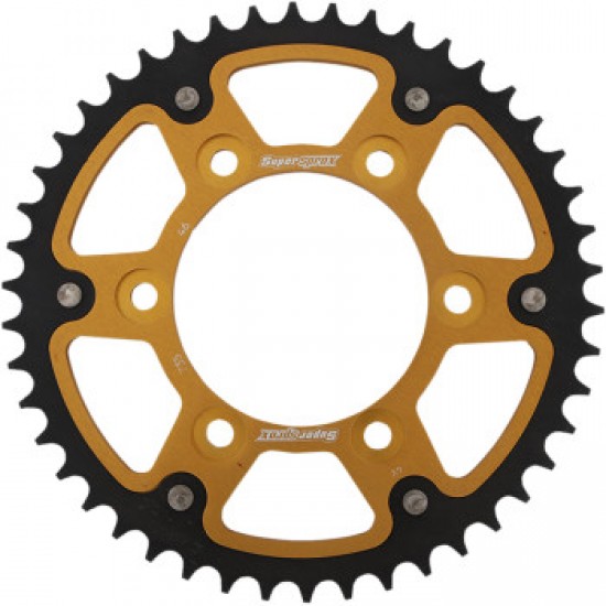 SUPERSPROX STEALTH REAR SPROCKET - 46 TOOTH - GOLD - DUCATI # RST-735-46-GLD SUPERSPROX STEALTH REAR SPROCKET - 46 TOOTH - GOLD - DUCATI # RST-735-46-GLD