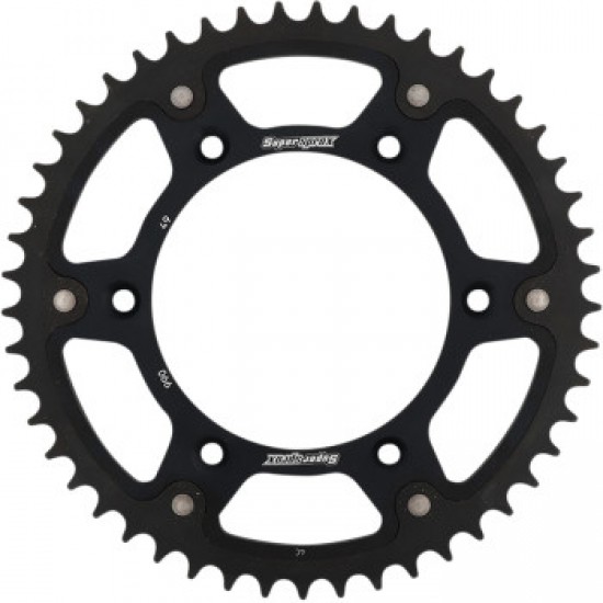 SUPERSPROX STEALTH REAR SPROCKET - 49 TOOTH - BLACK - HUSABERG/HUSQVARNA/KTM # RST-990-49-BLK SUPERSPROX STEALTH REAR SPROCKET - 49 TOOTH - BLACK - HUSABERG/HUSQVARNA/KTM # RST-990-49-BLK