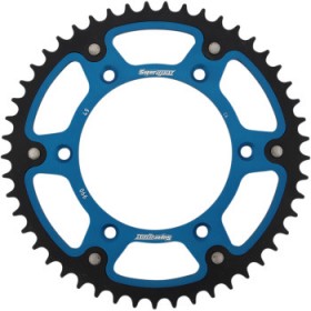 SUPERSPROX STEALTH REAR SPROCKET - 49 TOOTH - BLUE - HUSABERG/HUSQVARNA/KTM # RST-990-49-BLU