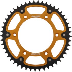SUPERSPROX STEALTH REAR SPROCKET - 49 TOOTH - GOLD - HUSABERG/HUSQVARNA/KTM # RST-990-49-GLD
