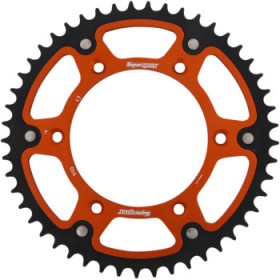 SUPERSPROX STEALTH REAR SPROCKET - 49 TOOTH - ORANGE - HUSABERG/HUSQVARNA/KTM # RST-990-49-ORG