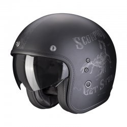 Scorpion Belfast Evo Pique Black Silver Helmet