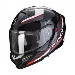 Scorpion Exo 930 Navig Modular Black Red Helmet
