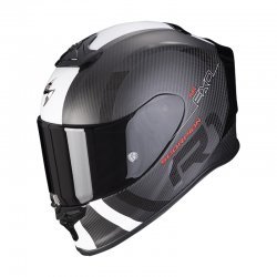 Scorpion Exo R1 Carbon Air Mg Black White Helmet