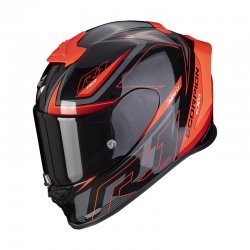 Scorpion Exo R1 Gaz Black Red Helmet