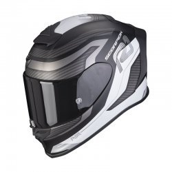 Scorpion Exo R1 Vatis Matt Black White Helmet