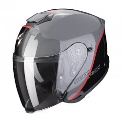 Scorpion Exo S1 Essence Grey Black Red Helmet