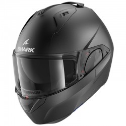 Shark Evo Es Blank Mat Black Glitter Helmet