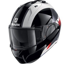 Shark Evo Es Endless White Black Red Modular Helmet